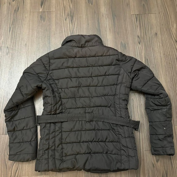 Women’s Polo Black Winter Poli Zip Trench Coat - Picture 2 of 5